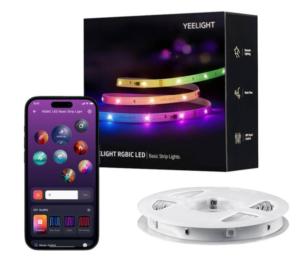 Yeelight Pasek LED RGBIC Led Basic Strip Lights 12m - 1305765 - zdjęcie 4